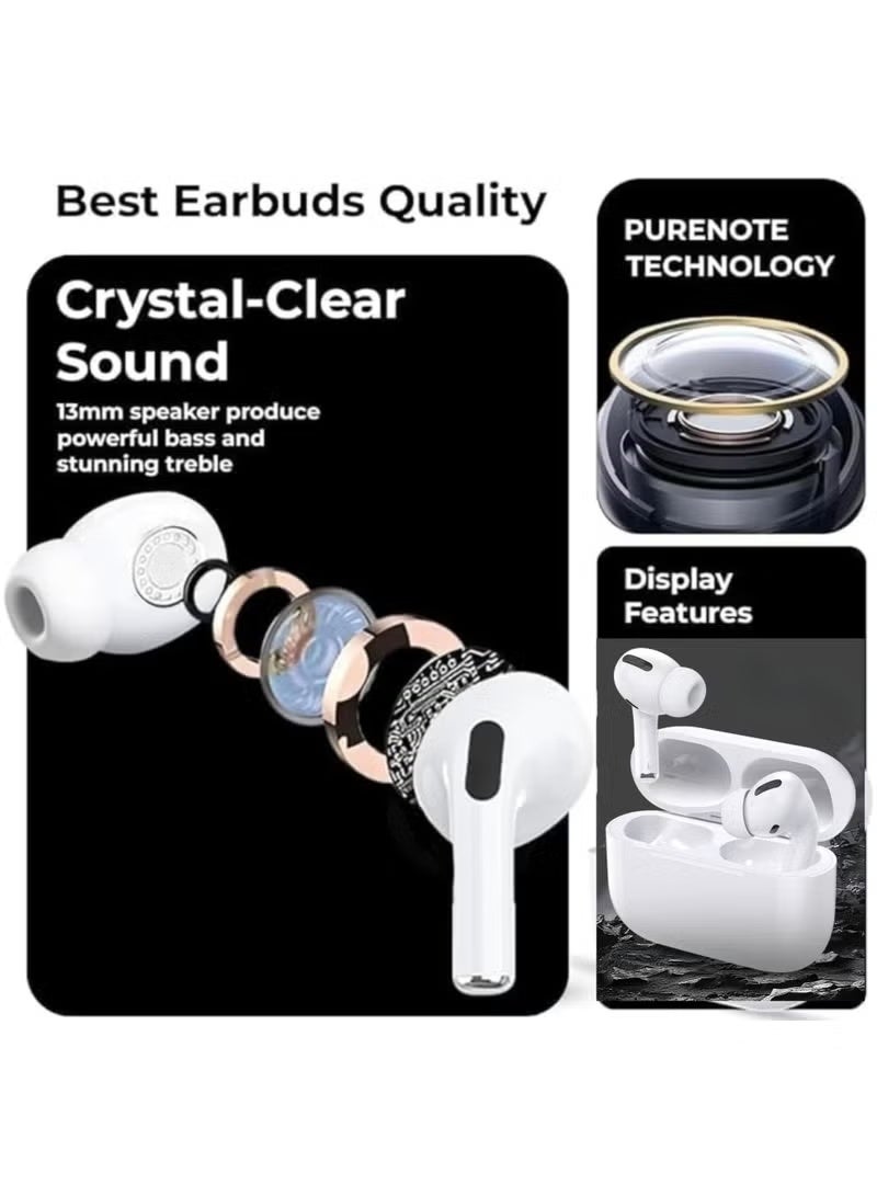 BESTRIO ST5 True Wireless Earbuds Bluetooth 5.4 – TWS In-Ear Earphones with Auto Pairing, Touch Control, HiFi Deep Bass, Clear Call Mic, Voice Assistant Support & Free Silicone Case - Image 4